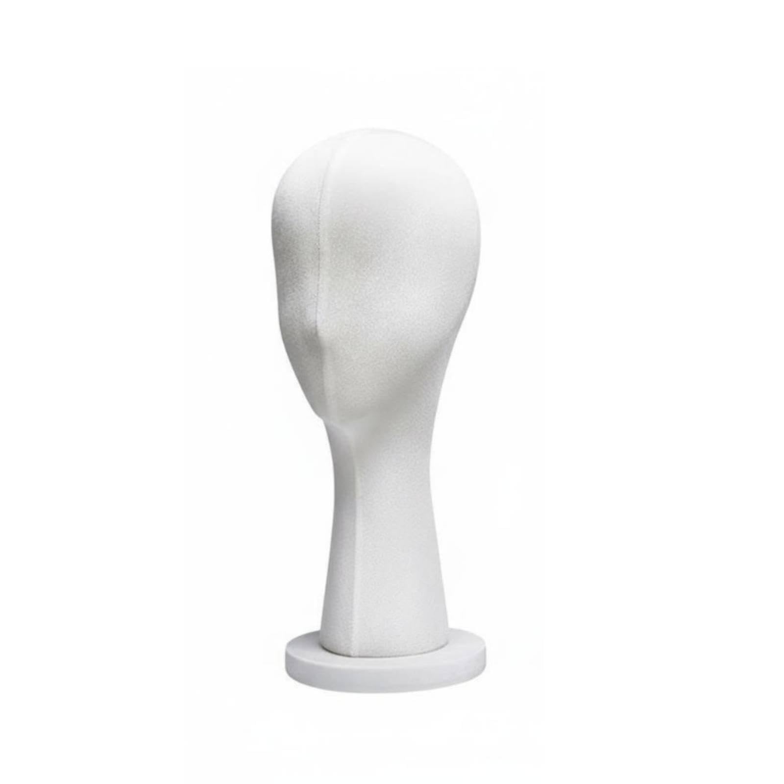 Hairpiece Display Head Multi-Functional Hairpiece Display Stand Stable Base Mannequin Head with Shoulders for Retailers, Boutique Owners, Store Window Beige Dt010-image-48