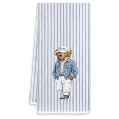 White-blue Preppy Bear