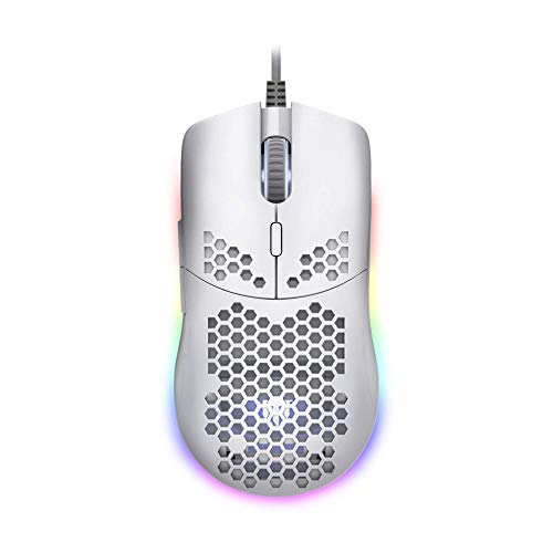 Souris de jeu RVB TECWARE EXO Elite PIXART 3389 ultralégère 69g Blanc Mat