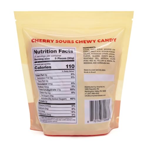Cherry Sours, Chewy Candy Balls, Sour Candy, 2 Lb Bag | Old Fashioned Candy - image 4