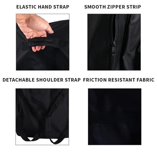 Sac de transport pour chariot de golf pliant noir housse - 7