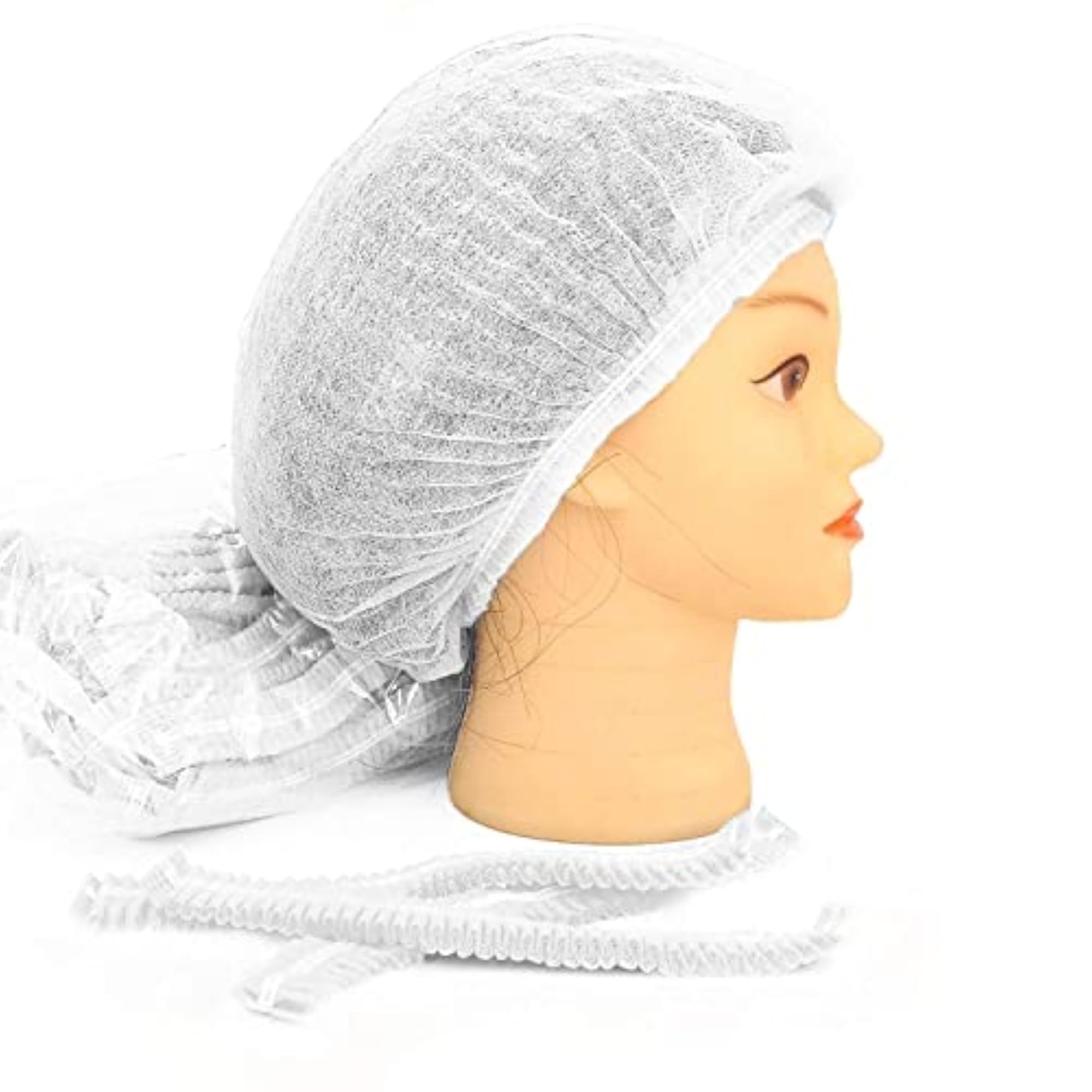 Bouffant Caps, 100 pcs Disposable Set