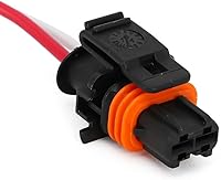 Vista 1 de Reparación de mazos de cables del alternador, plomo, coleta, conector de 2 pines compatible con Cadill Escalade Chevy Avalanche Silverado Tahoe