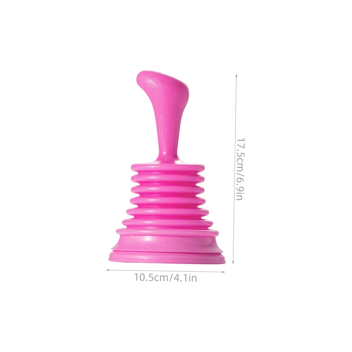 Garneck Bathroom Supplies Toilet Suction Plunger for Unclog Kitchen Sink Drain Random Color