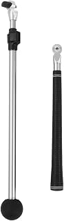 KUIKUI Golf Swing Trainer Aid for Strength & Tempo - Golf Club Swing Training Flex Warm-Up Stick Indoor Practice Accessories (ºÚɫ) golfing corrector