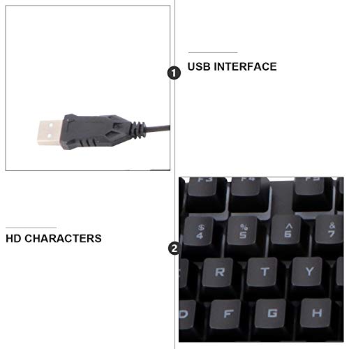 Mobestech 1 conjunto de iluminação para jogos Hover teclado mouse terno teclado de computador mouse