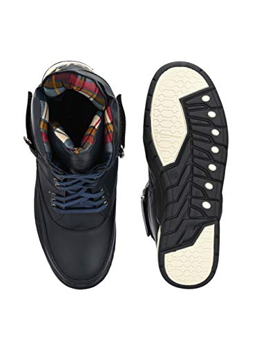 Image of Eego Italy Men's High Top Premium Boots NR-6 (Dark Blue, 7)