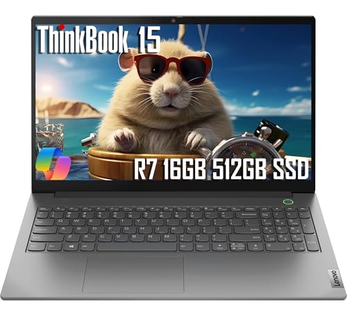 Amazon.com: Lenovo ThinkBook 15 Business Laptop, AMD Ryzen 7 5825U