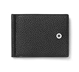 Cashmere Kreditkartenetui mit Geldklammer von Graf von Faber-Castell in schwarz