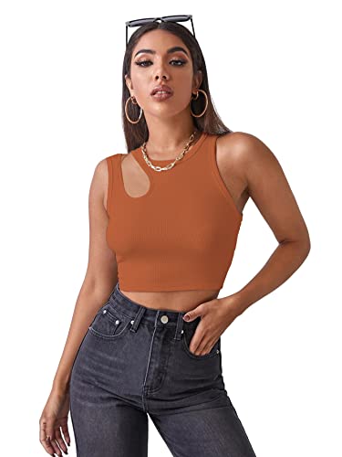 Image of Shasmi Women's Striped Slim Fit Crop, Ribbed, Stylish Tank Top, Soft and Comfy Fabric has Some Stretch