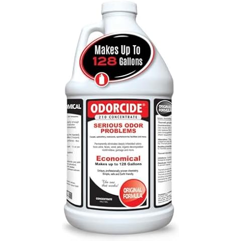 Odorcide Odor Eliminator Concentrate: Odor Eliminator for Strong Odor on Carpets, Hardwood & More - Smoke, Sweat & Pet Odor Eliminator for Home w/Non-Enzymatic Formula, 64 oz Cover