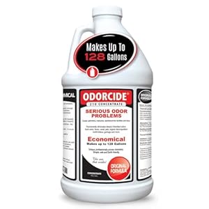 Odorcide Odor Eliminator Concentrate Odor Eliminator for Strong Odor on Carpets Hardwood More Smoke Sweat Pet Odor Eliminator for Home wNon Enzymatic Formula 64 oz