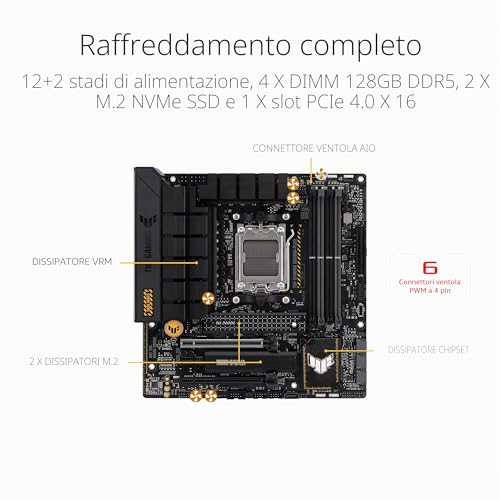 TUF GAMING B650M-PLUS - Scheda madre - Immagine 3