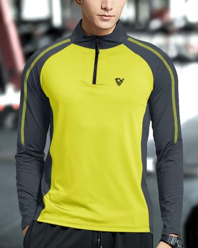 Image of Noble Monk Men's Active wear Regular Fit T Shirt |Full Sleeves |Casual T-Shirt for Men
