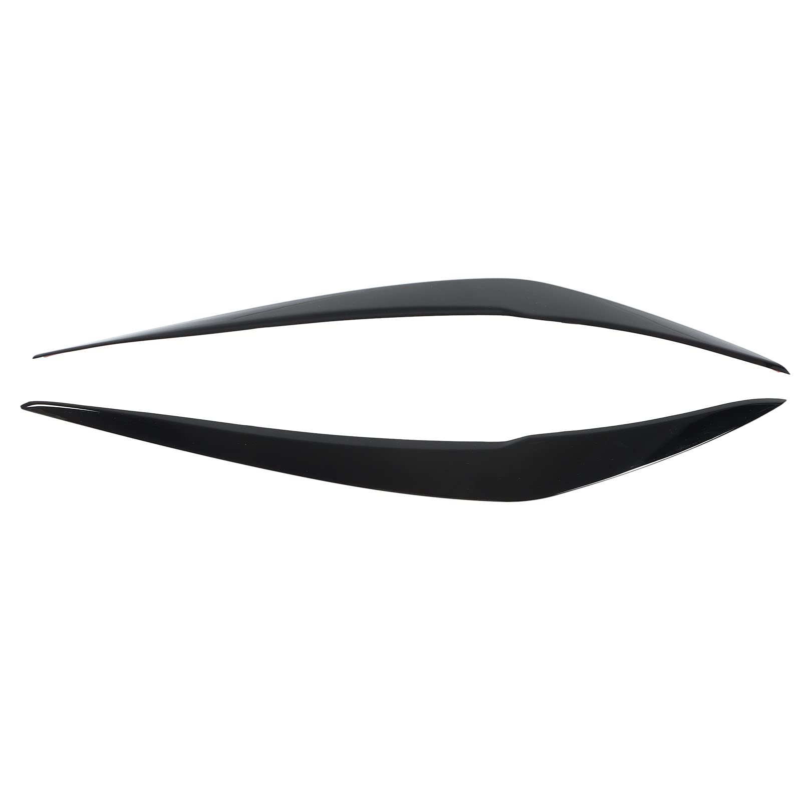 2 Pezzi Faro Sopracciglia Nero Lucido Trim, Sinistra Destra Palpebra Trim per 1 Serie F20 F21 Facelift