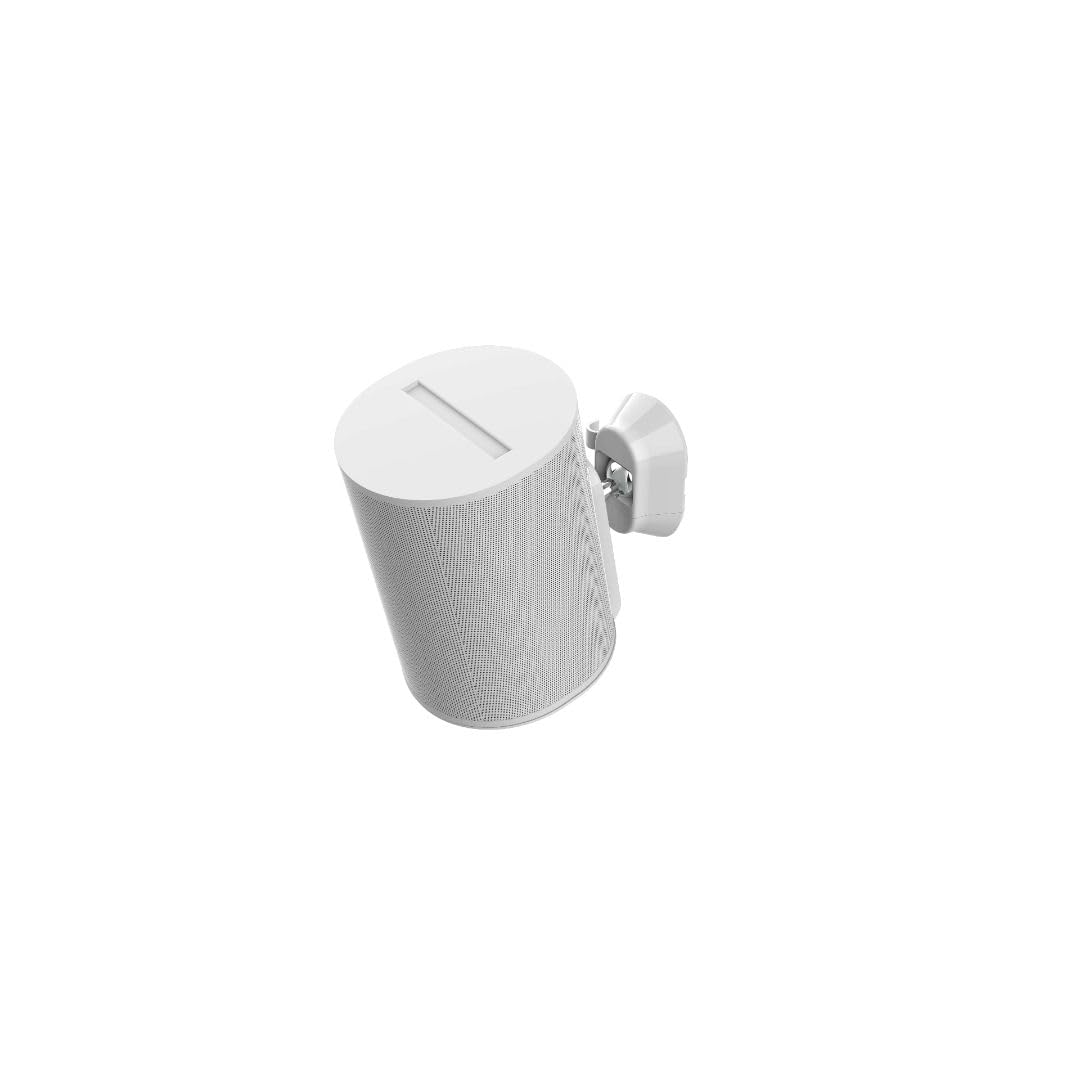 Support mural Sonos Era 100 Flexson blanc fixation enceinte inclinement rotation - 7