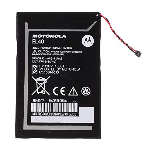 BEST2MOVIL BATERIA Interna EL40 1980 mAh Compatible con Motorola Moto E XT1021