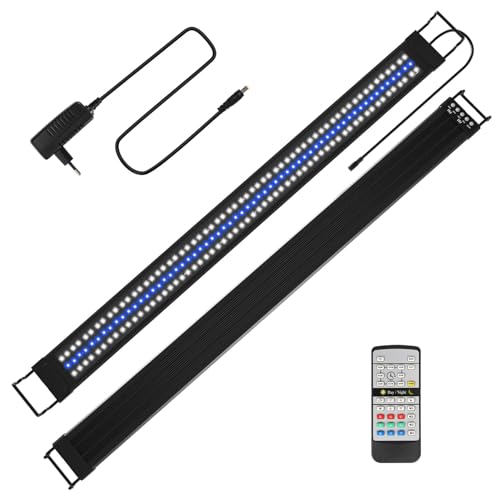 Luce LED Per Acquari Izrielar 18W - 5 Modalità, Telecomando | Per Vasche 55-80cm, Crescita Piante - Foto 8