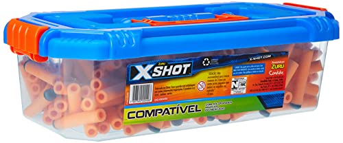 X Shot Refil com 200 Dardos, Candide, Amarelo