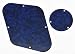 Dopro LP Rear Control Plate Switch Plate Cavity Cover For USA Gibson Les Paul Blue Pearl