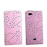 Die Flipstyle Handyhülle aus hochwertigen Kunstleder mit Strass bietet ausgezeichneten Schutz vor Kratzern oder Stößen