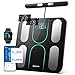 Smart Scale for Body Weight and Fat, 8-Electrode Full-Body Composition Scale with Handle, Dual-Frequency BIA, 28 Body Metrics, High Accuracy Digital Bathroom Scale, FSA&HSA Eligible