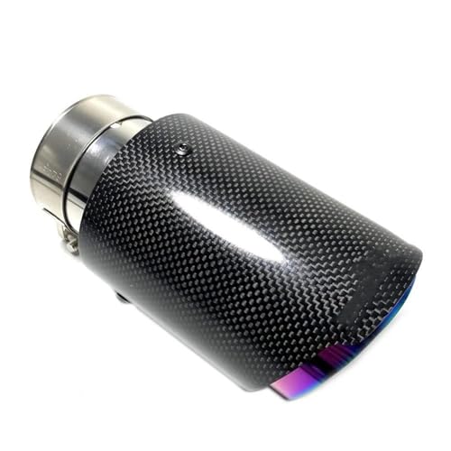 Tubo de escape coche morado brillante para renovar la cola de escape desgastada