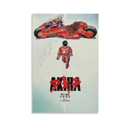 Akira impression sur toile 60x90cm sans cadre pour décoration salon