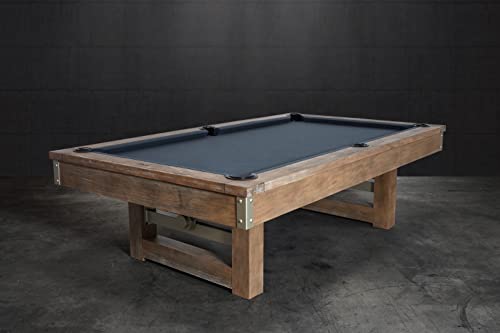 Nixon Billiards - Bryant Slate Billiard Pool Table (Weathered Natural (Metal Leg), 8 Ft) #TOP6
