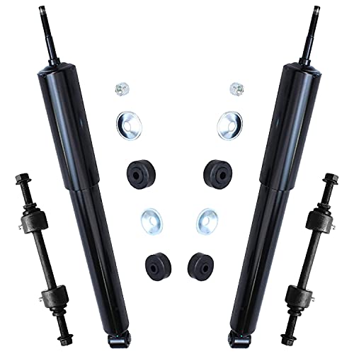 Detroit Axle - 4WD 4pc Front Shocks Absorbers and Sway Bar Links Replacement for 2010-2019 Ford F-250 Super Duty F-350 Super Duty (Not for Off Road Suspension)
