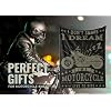InnoBeta Motorcycle Gifts for Men, Throw Blanket for Motorbike Lover Biker Rider for Father's Day, Christmas, Birthday - I Don't Snore I Dream I'm A Motorcycle (50x65 inches)