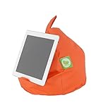 iPad, eReader & Book Mini Bean Bag By Bean Lazy Fits All tablets and eReaders - Outdoor Orange