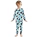 Black Palm Tree Blue White Boys Girls 18M Clothing Set Long Sleeve Fall Outfit