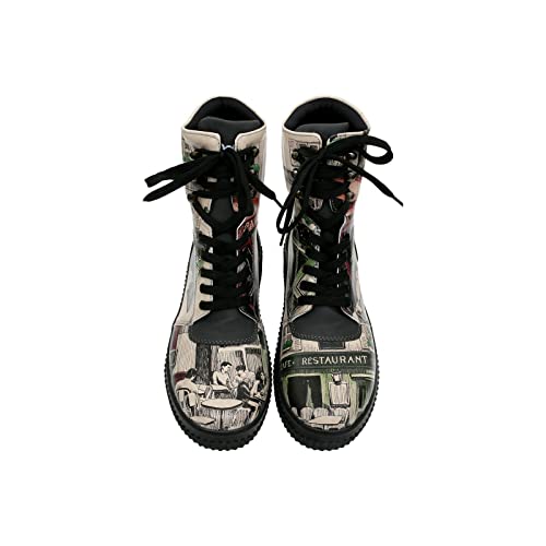 DOGO Vegane Damen Future Boots Stiefeletten - La Vie Parisienne 37