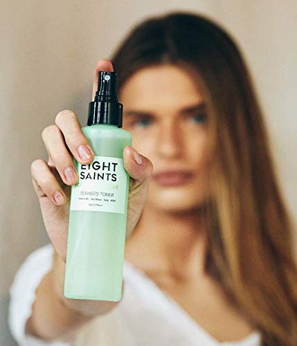 Eight Saints Coast Is Clear Seaweed Anti Aging Face Toner, Natural And Organic Alcohol Free Witch Hazel Toner For Face, Minimizes Large Pores And Redness, 6 Ounces #TOP2