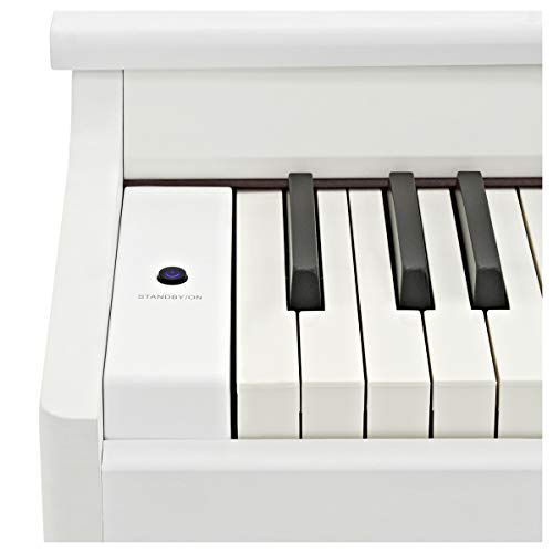 Pack avec Piano Numérique DP-6 et Tabouret par Gear4music Blanc - Les Beatles, Paul McCartney, John Lennon, RIngo Starr, George Harrison Pack avec Piano Numérique DP-6 et Tabouret par Gear4music Blanc – Image 8