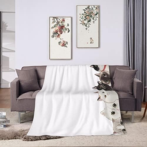 ≪TVで紹介≫[シングル] もはや、ねこ。 2枚合わせ 洗える 掛け毛布 ブランケット 綿入り毛布 あったか 冬用 厚手 猫の手触り 可愛い —  【公式】タンスのゲン本店 - 家具・インテリアのネット通販 猫 毛布 フランネル ブランケット おしゃれ 柔らかい タオルケット エアコン 掛け毛布 キャンプキルト ギフト 80x60inch