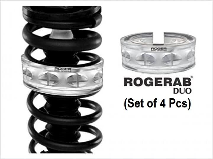 ROGER Rogerab For MARUTI S Cross (BOTH- 4PCS) Coil Spring Buffer Kit For Increasing Car Height, Car Cushioner, Shock Absorber And Stabilizer Suspension Accessories