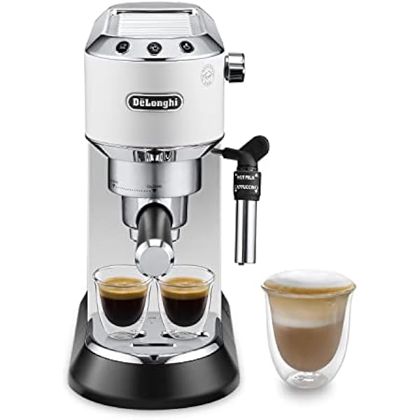 De Longhi EC685.W Dedica Style pompka Espresso metal 1350 W 1 l biała