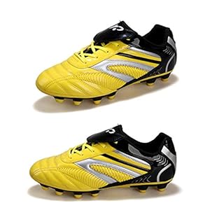 Voetbalschoenen Tieners Outdoor Training Voetbalschoenen Jongens Antislip Enkelsneakers Nieuwste,Yellow-42