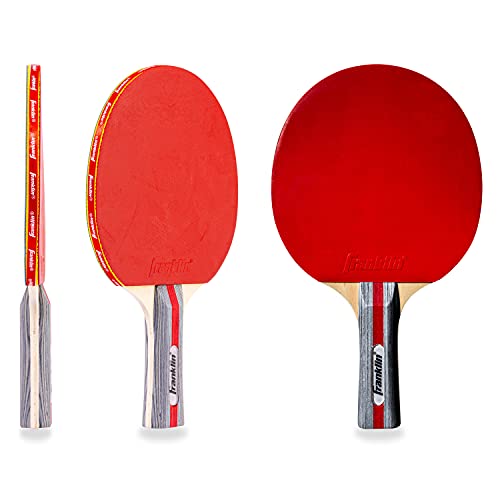 Franklin Sports Performance Table Tennis Paddle - Pro Style - Red + Gray - image 5
