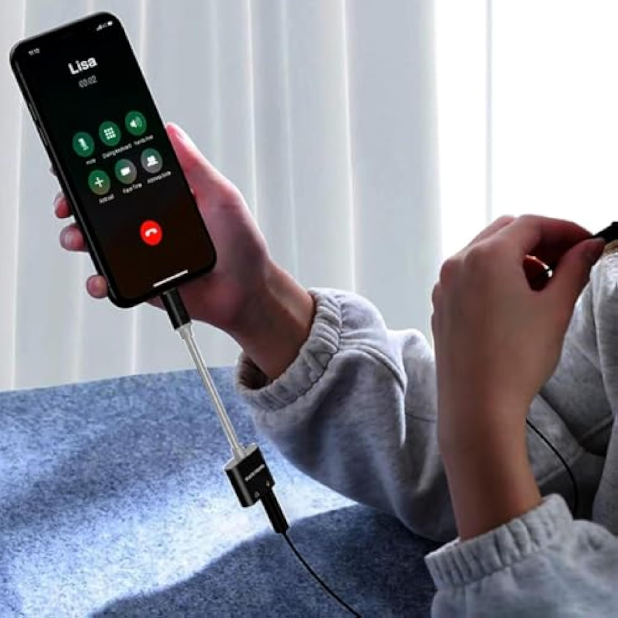 USB C External Sound Card, Type to 3.5mm Jack Audio DAC Adapter