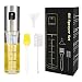 Vaporisateur huile vegetale 100ml avec brosse et accessoires pour cuisson,diffuseur doseur, huilier, bouchons becs verseurs spray flacon pure bouteille olive cuisine, pulvérisateur, distributeur.