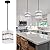 MEIXISUE Modern Black Crystal Pendant Light,Elegant Luxury Square Water Ripple Glass Chandelier Pendant Lighting Fixture for Dining Room Kitchen Island Hallway Entryway Bathroom UL Listed