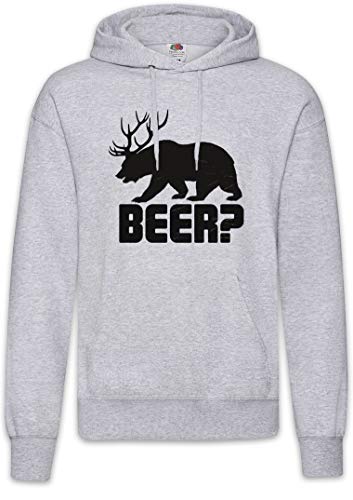 Sweat capuche Beer Hoodie Urban Backwoods avec poche kangourou et cordon