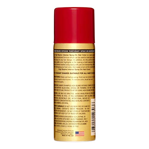 High Beams Intense Spray Temporal para Cabello Burdeos 2.7 Oz miniatura 2