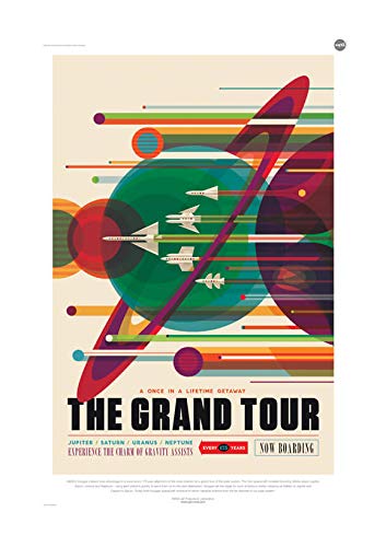 Affiche NASA encadrée Spiffing Prints pour décorer votre salon au style spatial