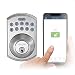 Reagle Smart Lock, Bluetooth Keypad Deadbolt, Apple HomeKit certified, works with Siri, iOS and Android - Satin Nickel