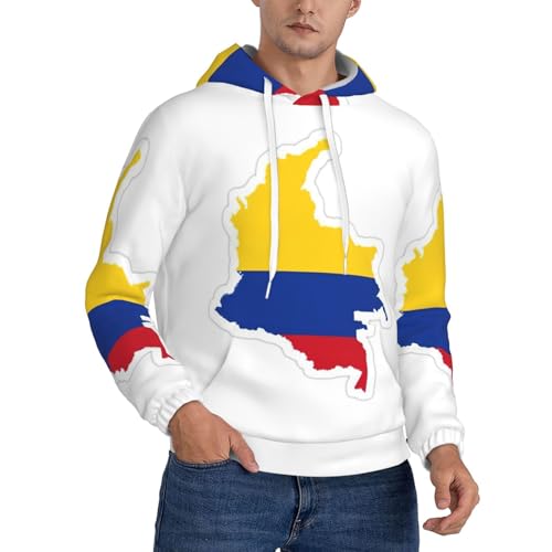 Sweat à capuche homme Colombie : le pull à manches longues pour le quotidien