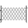 VEVOR Cancello di Sicurezza Pieghevole Singolo 1900 x 1310 mm Cancello a Forbice Bloccabile in Acciaio per Esterni, con Ruote Girevoli a 360° per Sicurezza di Ingressi, Garage, Magazzini e Piscine